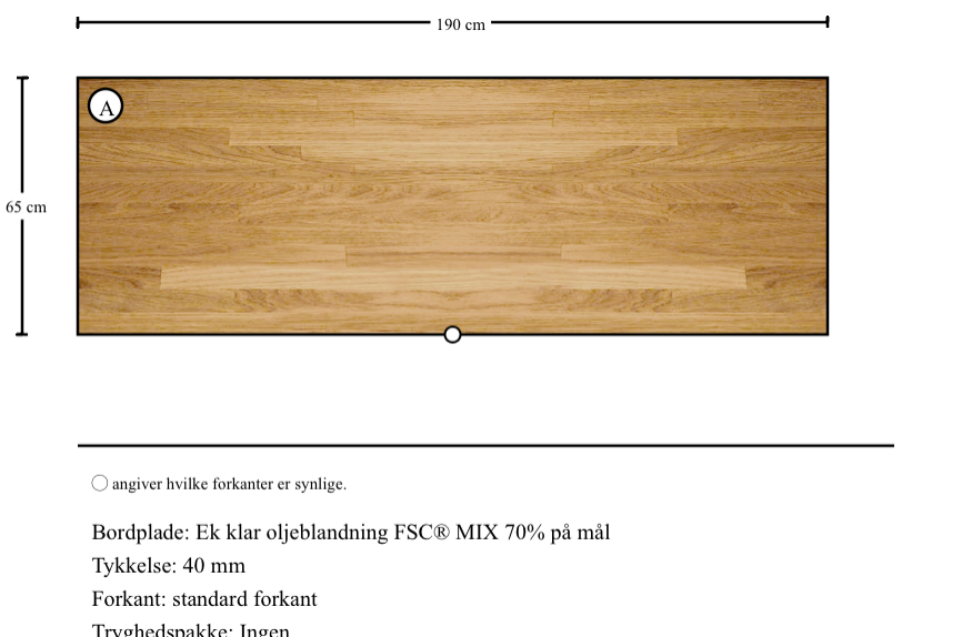 Ek klar oljeblandning FSC® MIX 70% på mål