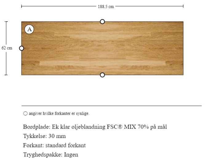 Ek klar oljeblandning FSC® MIX 70% på mål